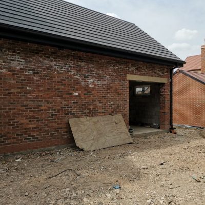 guttering new build in chorley