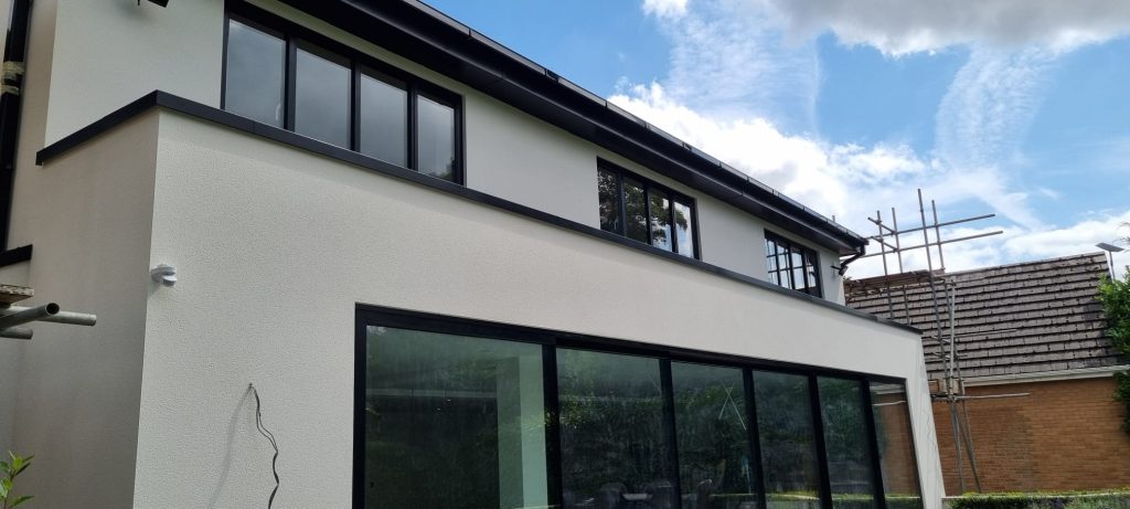 Aluminium Fascia Soffit detail in Cheshire