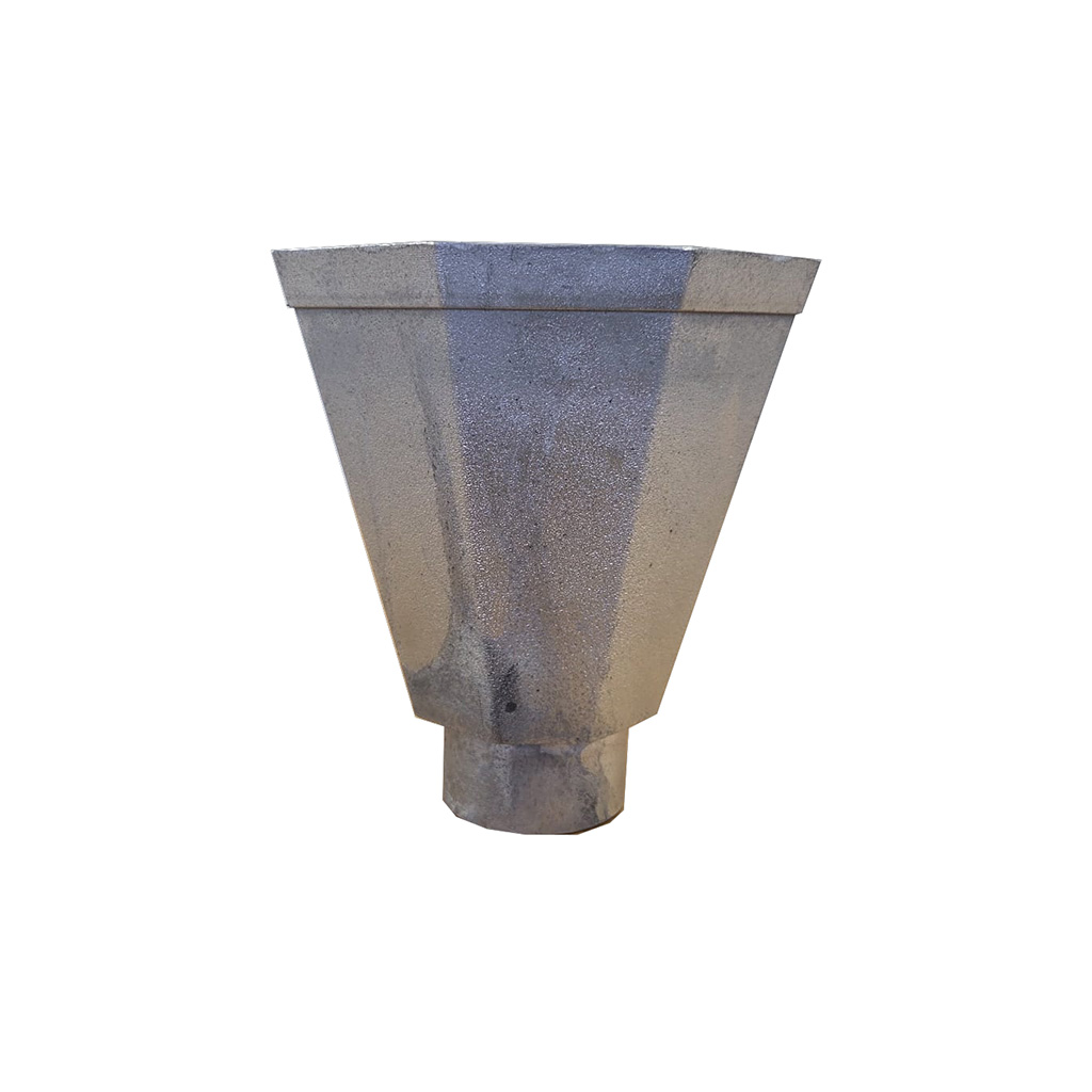 Small Fluted Aluminium Hopper Head