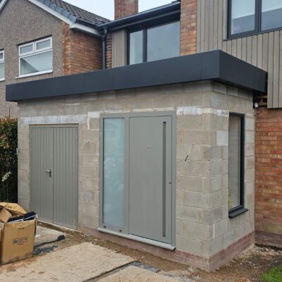 aluminium fascia detail