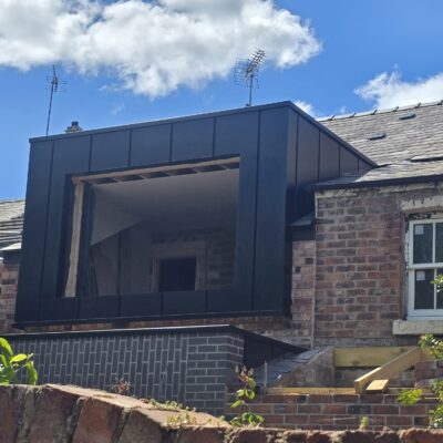 aluminium top hat panel and capping