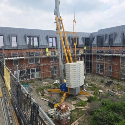 a newly built retirement apartment complex in Crewe