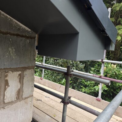 aluminium roofline detail