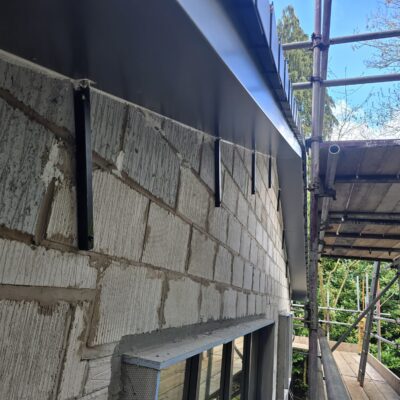 aluminium roofline detail