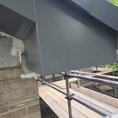 aluminium roofline detail