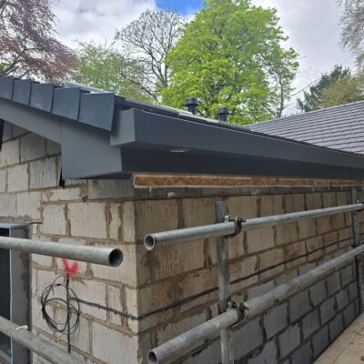 aluminium roofline detail