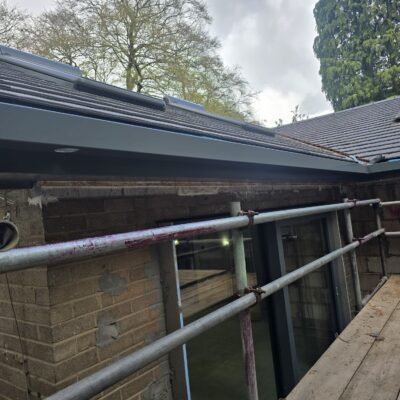 aluminium roofline detail