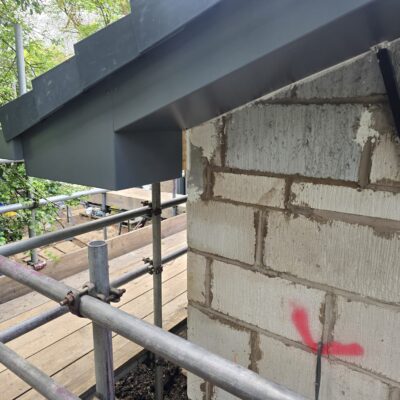 aluminium roofline detail