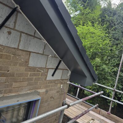 aluminium roofline detail