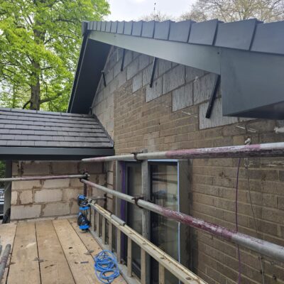 aluminium roofline detail