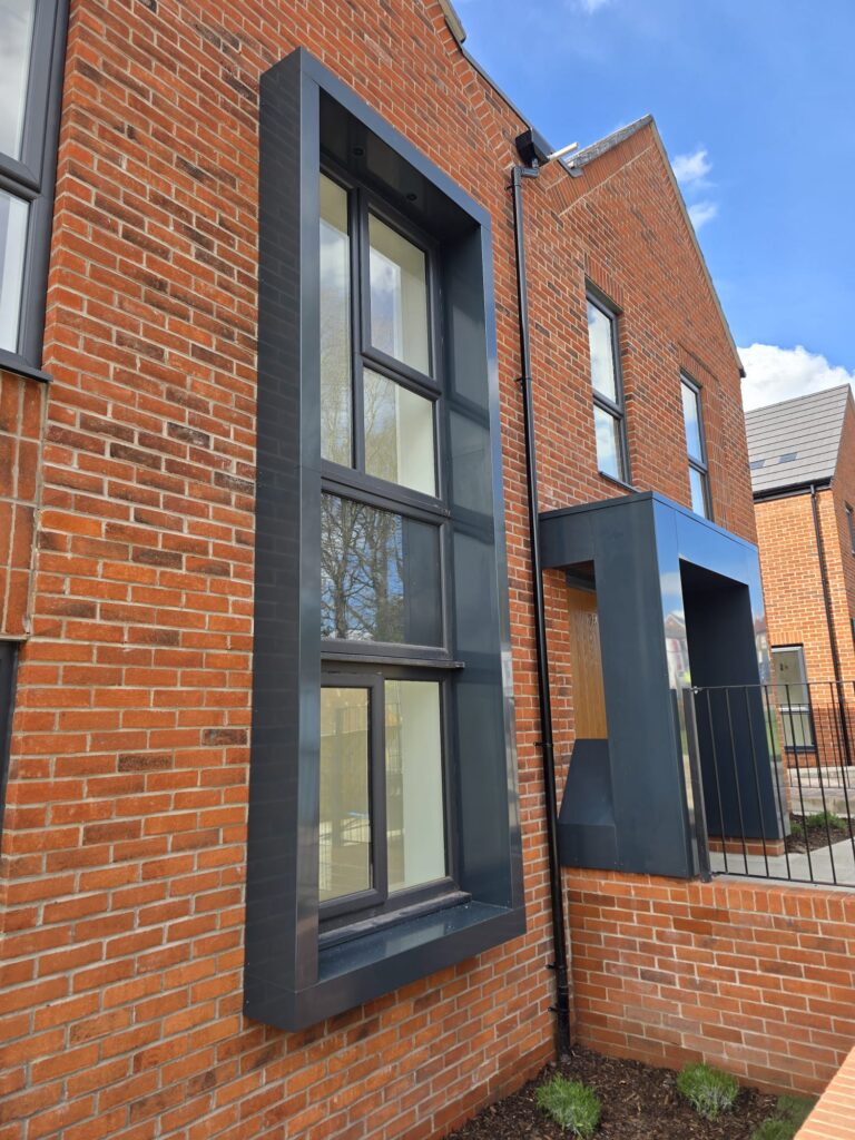 bespoke aluminium window and door surrounds